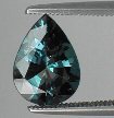 Alexandrite changes color from green in daylight or fluorescent light